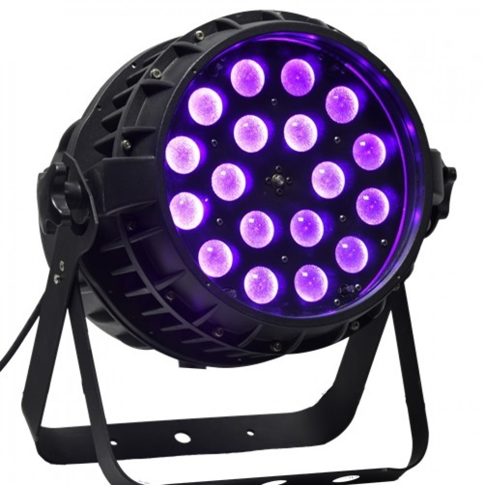 Una buena amiga intimidad Sucio DEXEL Lighting | PAR LED ZOOM 18 LEDS 18W OUTDOOR RGBWA+UV-PAR SPOT LED