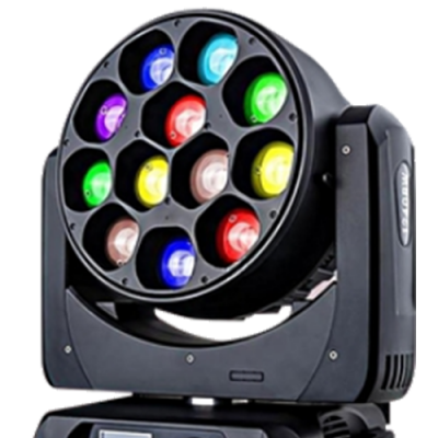 MOVIL LED WASH ZOOM 12 LEDS 40W  4,5° a 45°