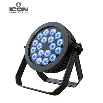 PAR LED 18 Leds 10W RGBW  USO EXTERIOR