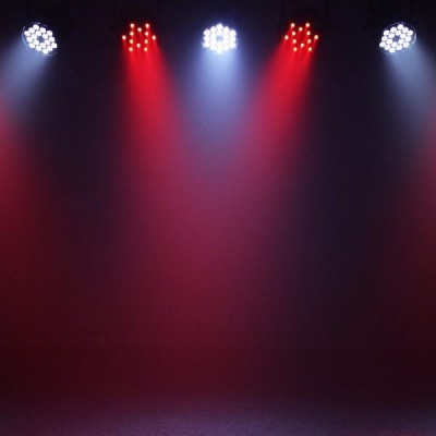 PAR LED 18 Leds 15W  RGBWA+UV 6 en 1