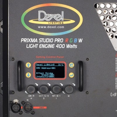 PRIXMA STUDIO PRO  RGBWW 400W - CCT 2500K° a 10000K°  AJUSTE G/M
